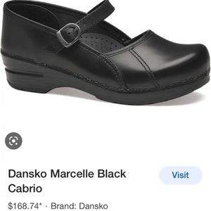 NEW in box, Ladies Black Dansko size 38